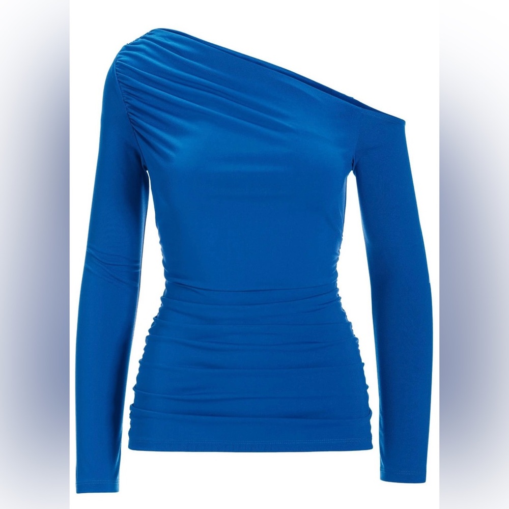 *Brand New* Boston Proper Long Sleeve Rushed Off-the-Shoulder Top